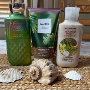 Bath & Body Works Waikiki Beach Coconut Trio